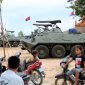 Xe bọc thép, binh sĩ được điều đến Phnom Penh